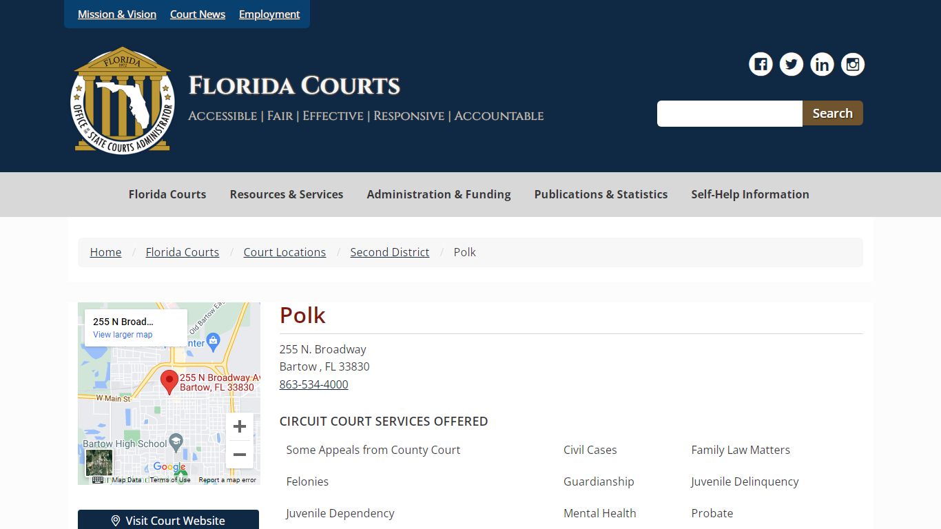 Polk - Florida Courts